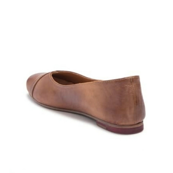 BED Stu Indie Flat leather shoe brown sz. 6 NWT - Picture 3 of 11